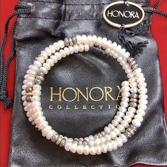Honora Pearl Coil 14k Bracelet - Picture 1 of 7
